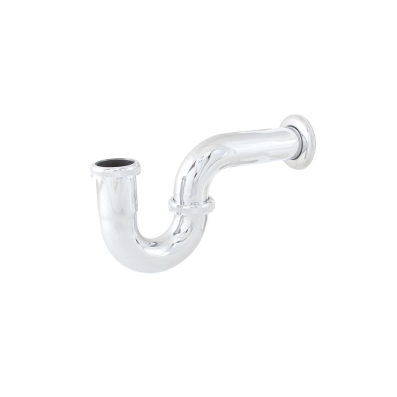 TOOLCRAFT - Sifón En P Para Lavaplatos De 1.1/2" Yarden Acabado Cromado