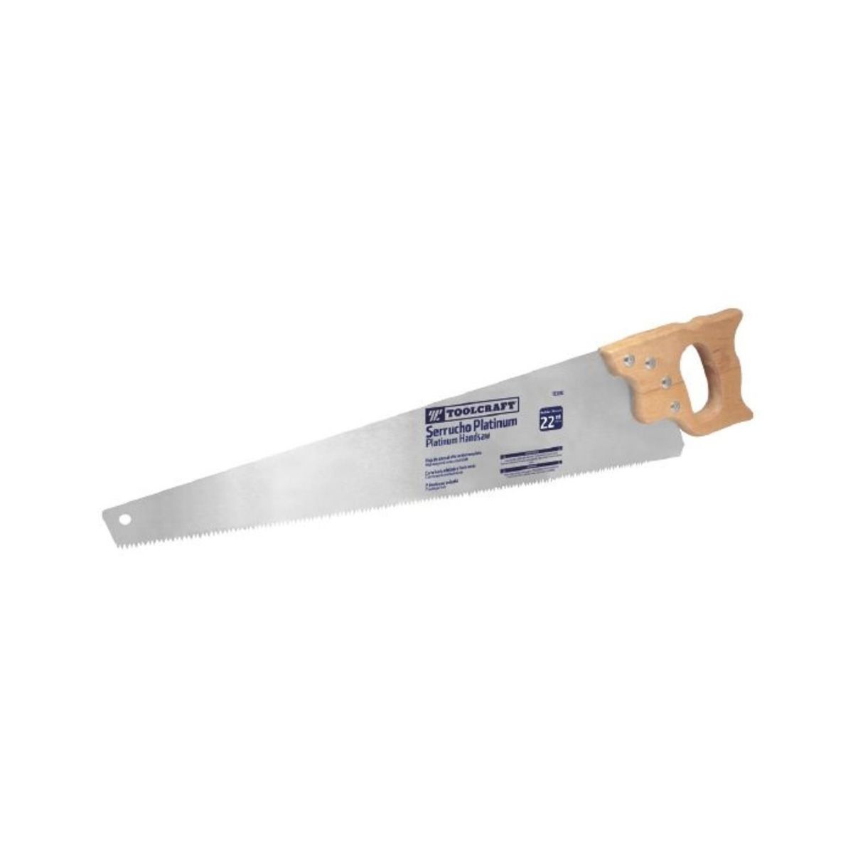 TOOLCRAFT - Serrucho De 26" Mango Madera Toolcraft Platinum 4 Tornillos