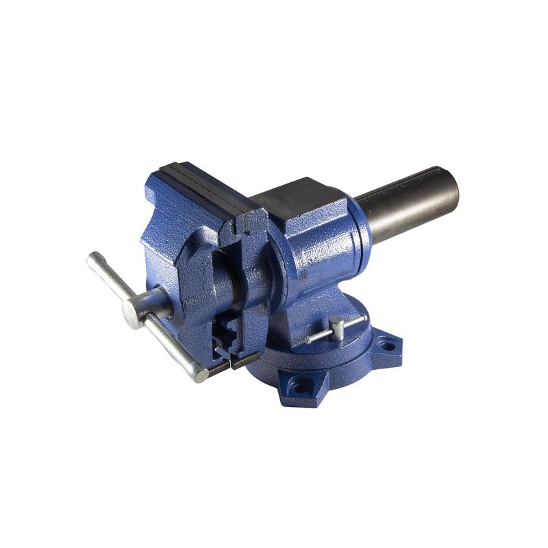 TOOLCRAFT - Prensa De Banco Multipropósito 5" Toolcraft Hierro Fundido