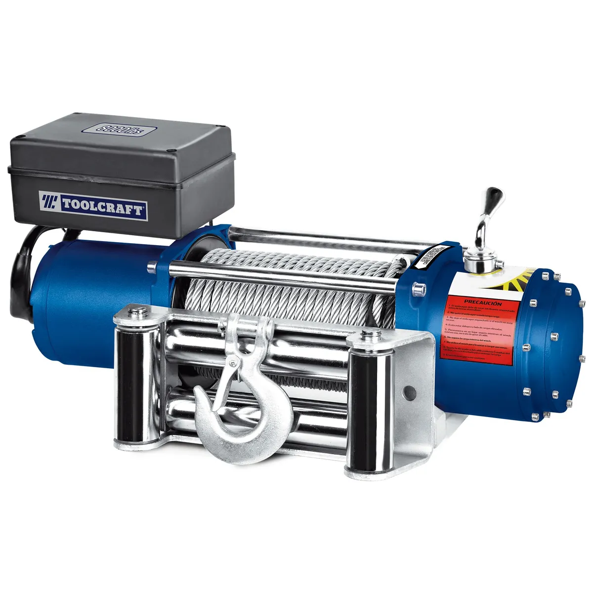 TOOLCRAFT - Winch Malacate Eléctrico 3.632 Kg 3.6 Hp Toolcraft De 29 M