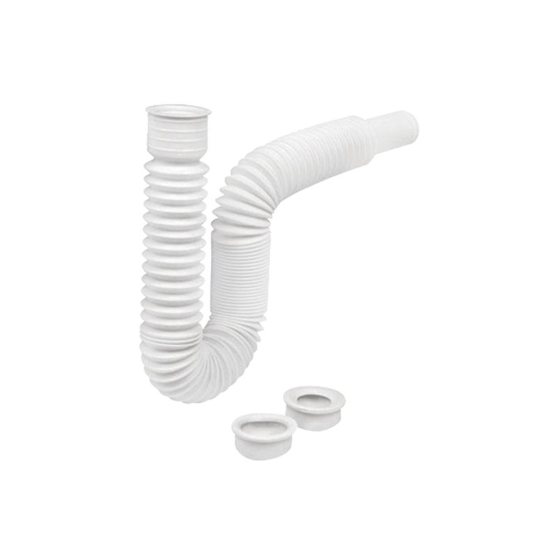 TOOLCRAFT - Sifón Flexible En P De 1.1/2" Y 1.1/4" Yarden Multiusos