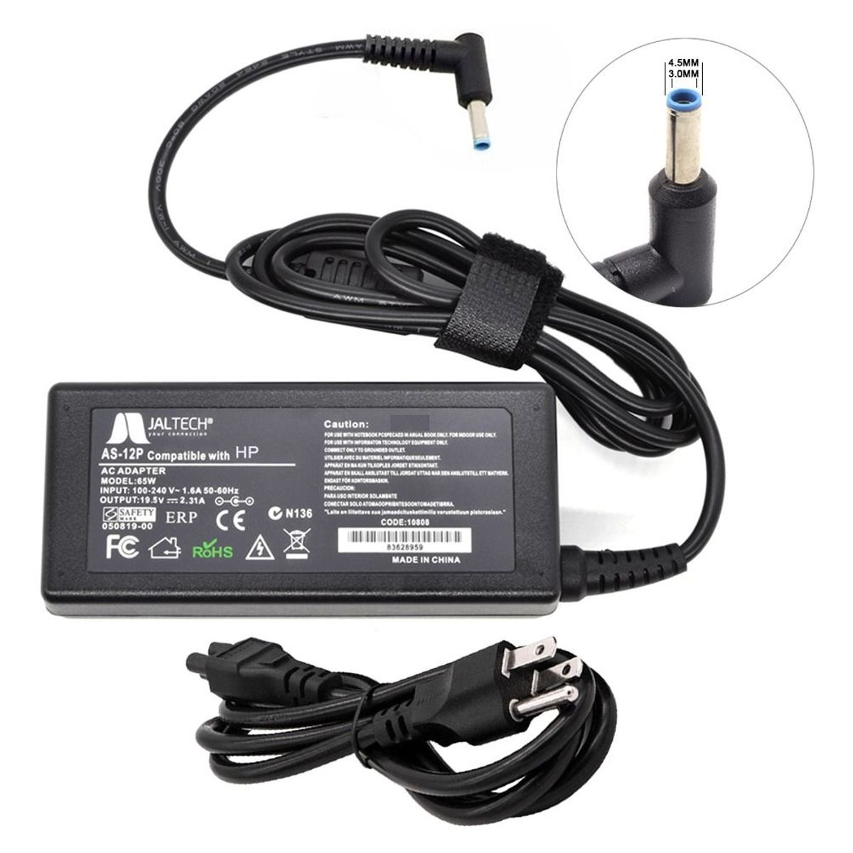 GENERICO - Cargador Premium Para Hp Envy x360 Model 13-ar0002la 195v 231a 45w