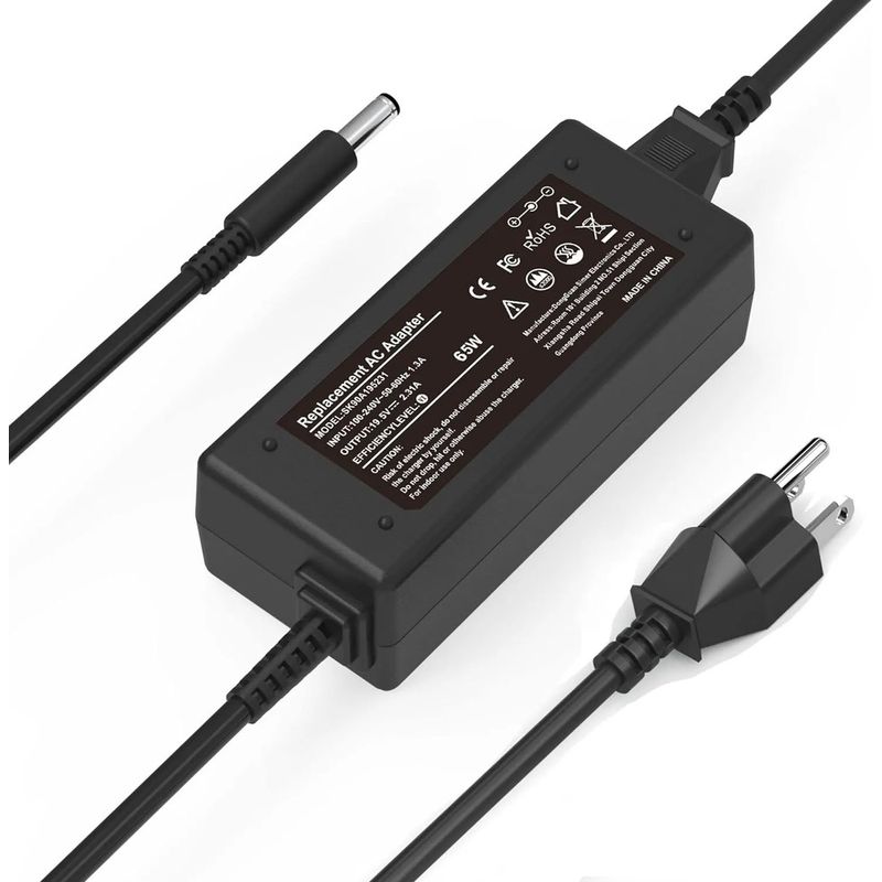 GENERICO - Cargador Para Dell Xps 12 L221x 19.5v 3.34a 65w Punta Delgada 4.5 x 3.0 mm