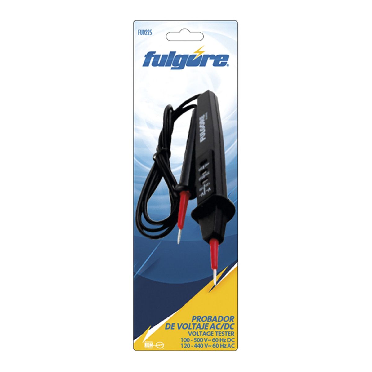 FULGORE - Probador De Voltaje Fulgore 150 V - 500 V Con Indicador Led