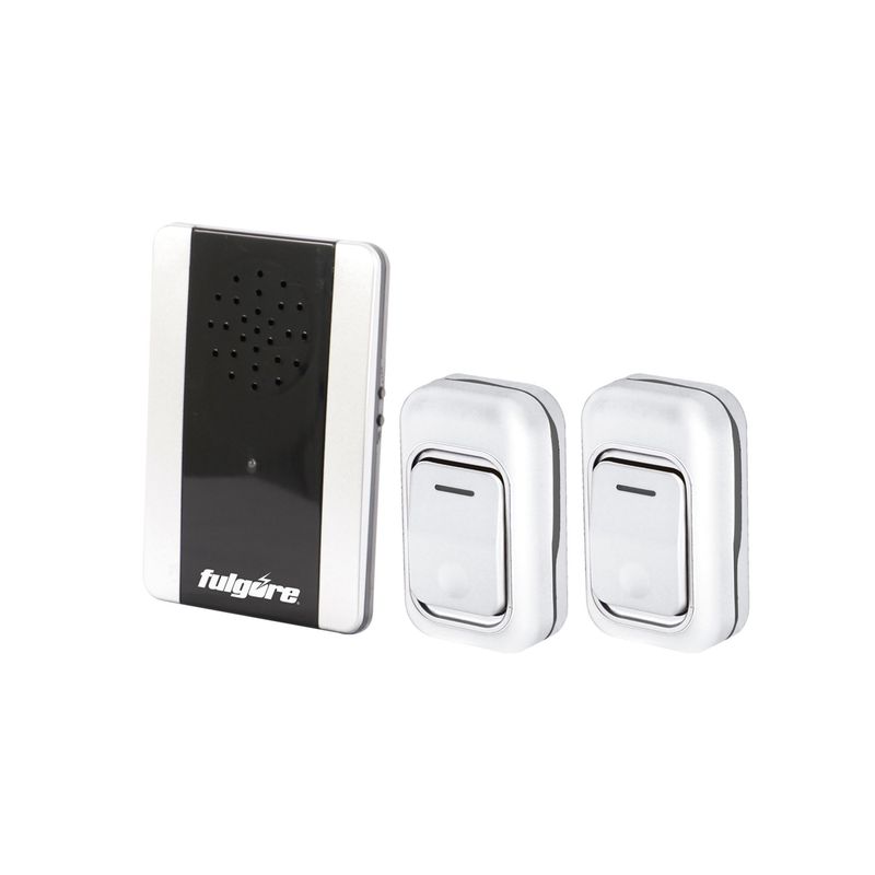 FULGORE - Timbre Inalámbrico Con 2 Timbres Fulgore Con 25 Melodías