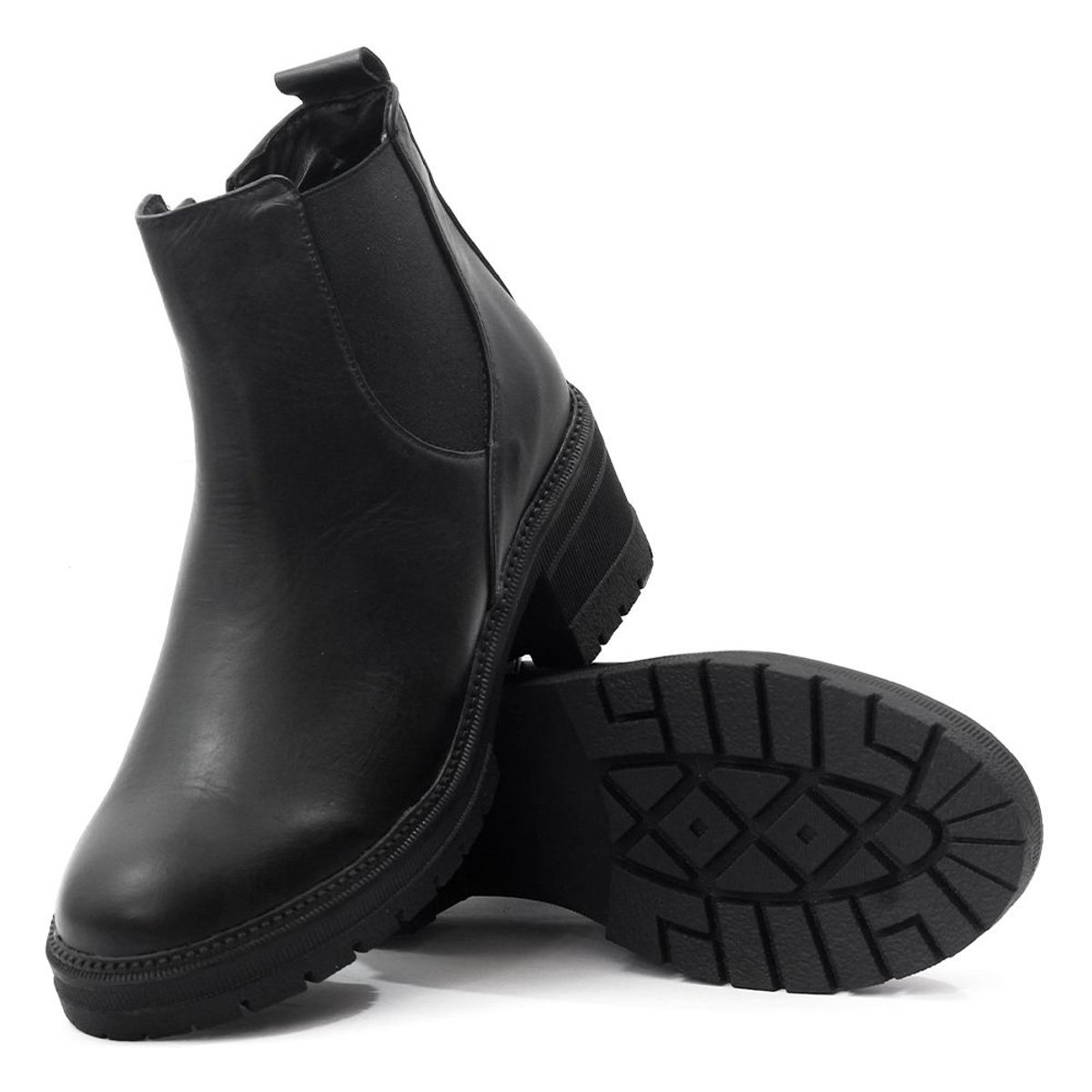 VILLABONR - Botín Cuero VillabonR VSH-5005 NEGRO