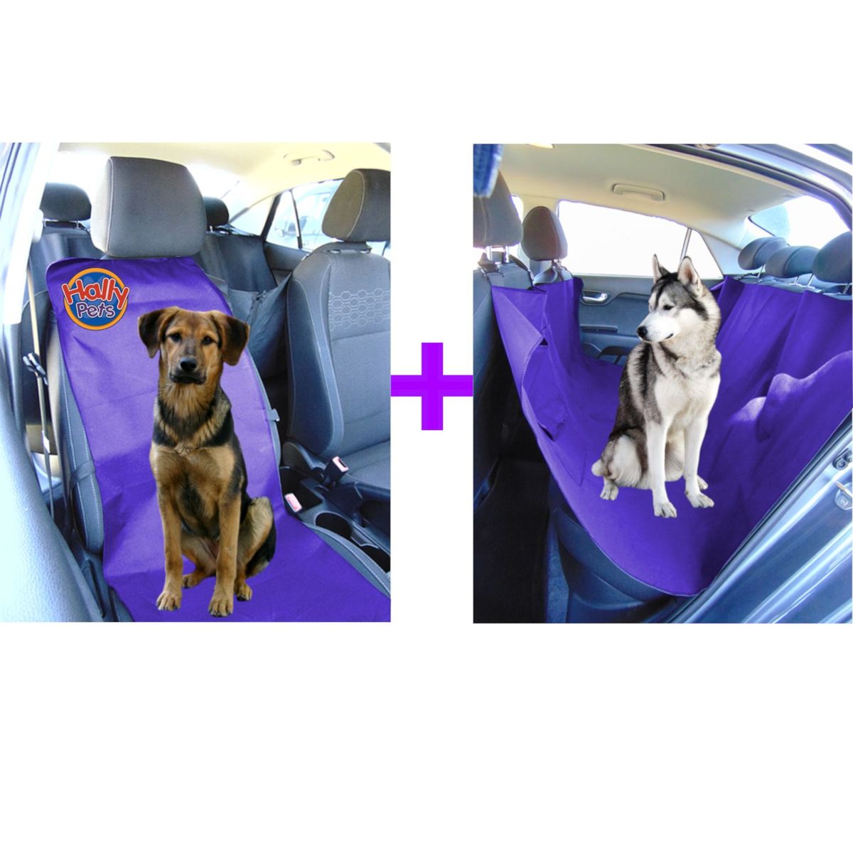 HALLY PET - Forro segunda fila mas silla copiloto Morado