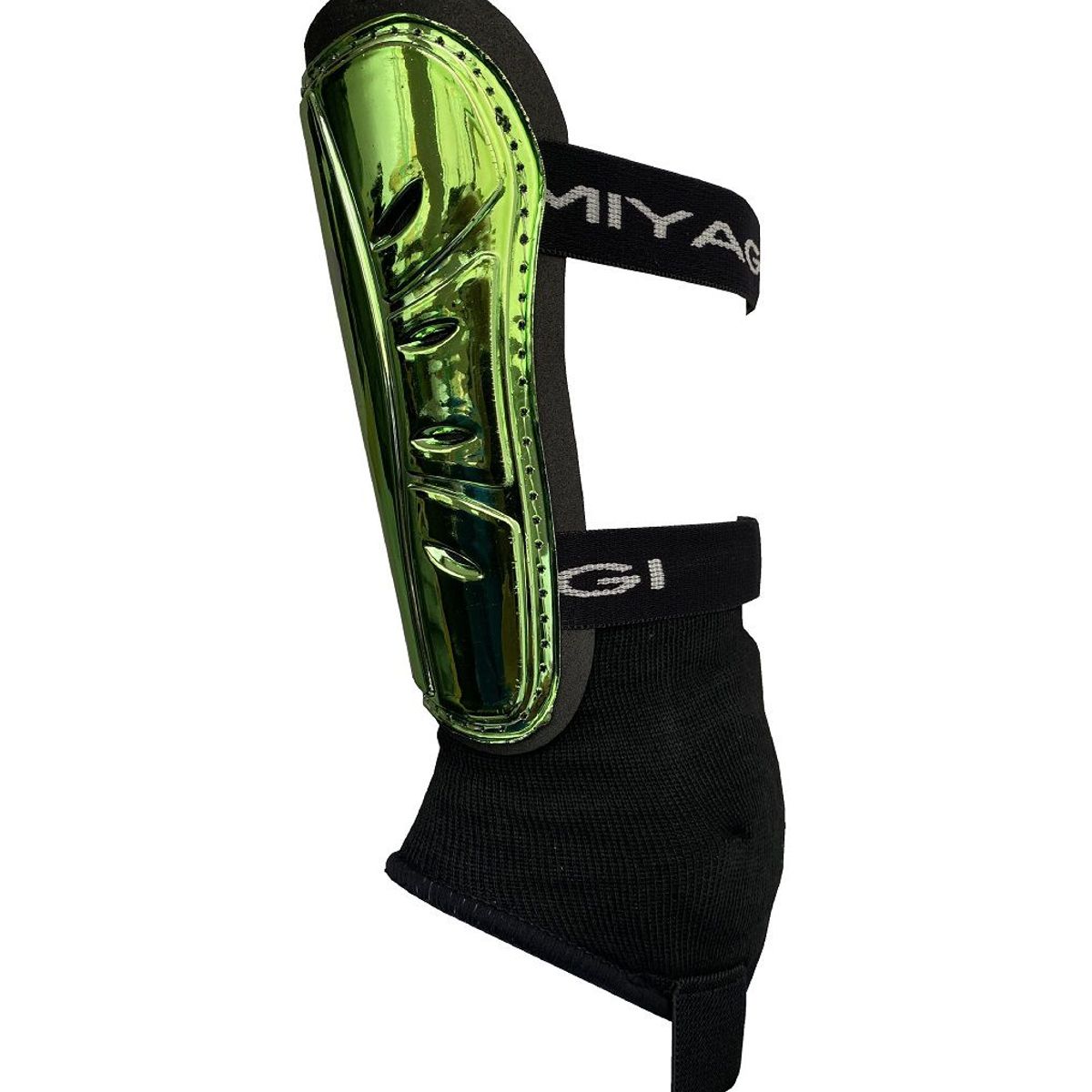 MIYAGI - Canillera Futbol Con Tobillera Miyagi M6860 Verde