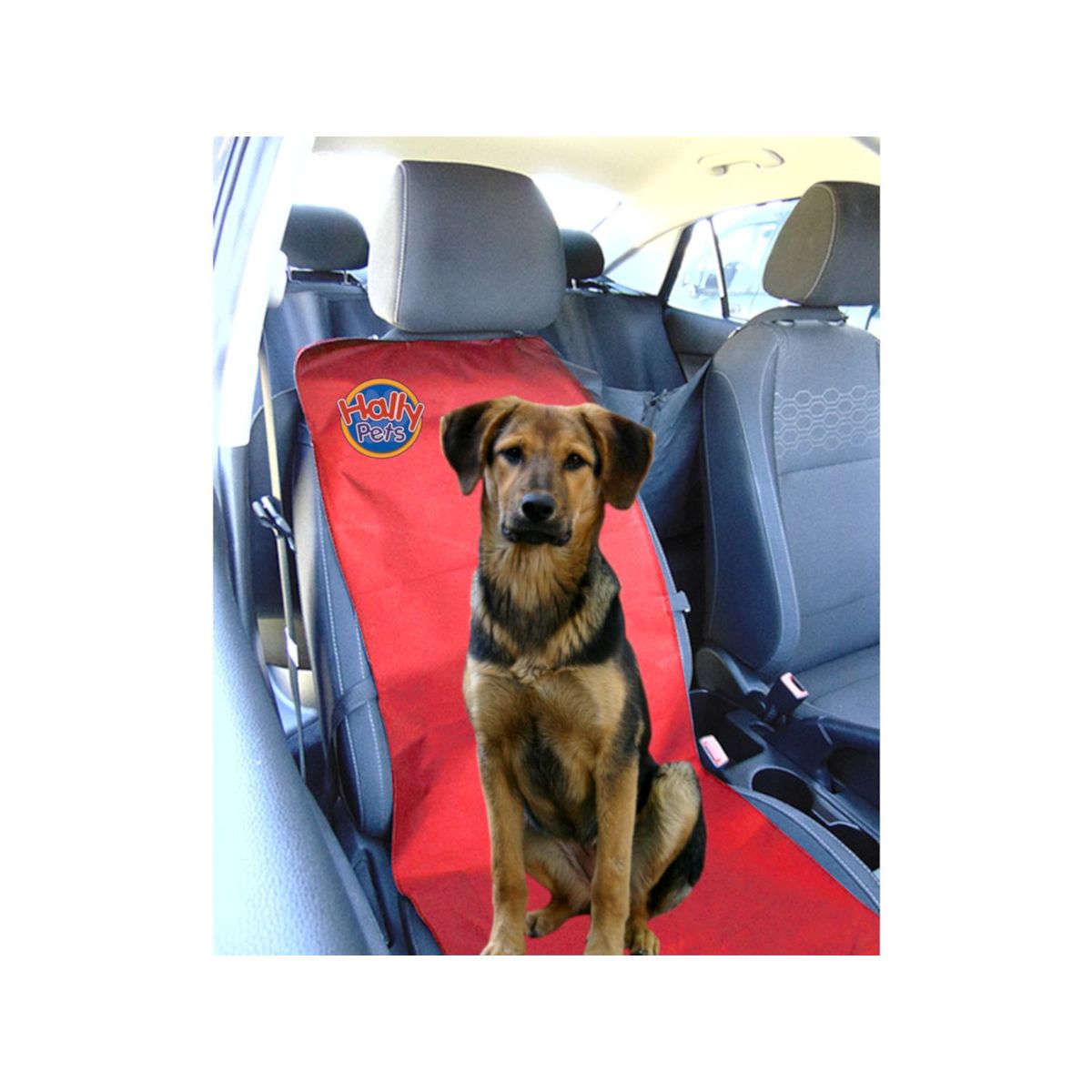 HALLY PET - Forro silla copiloto Rojo.