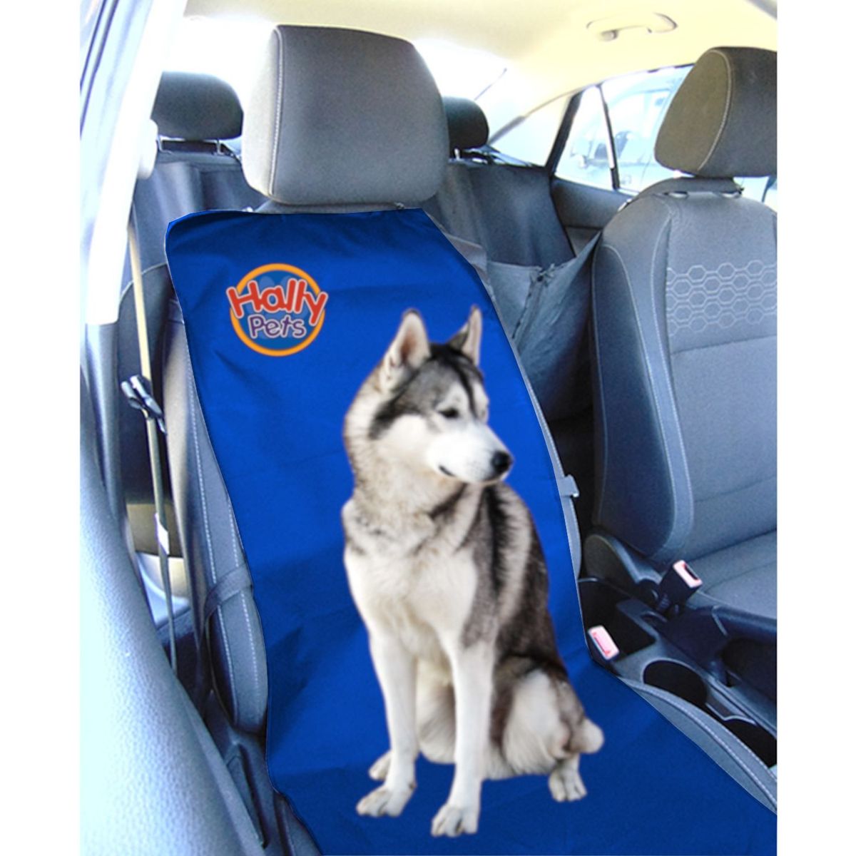 HALLY PET - Forro silla copiloto Azul Claro.