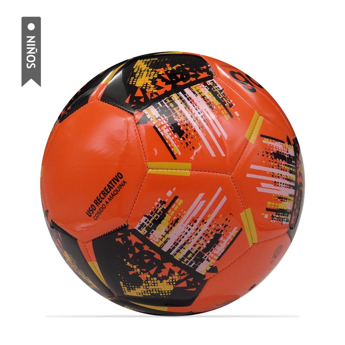 GOLTY - Balón Fútbol Golty Fundamentación Gambeta Niños No.5-Naranja