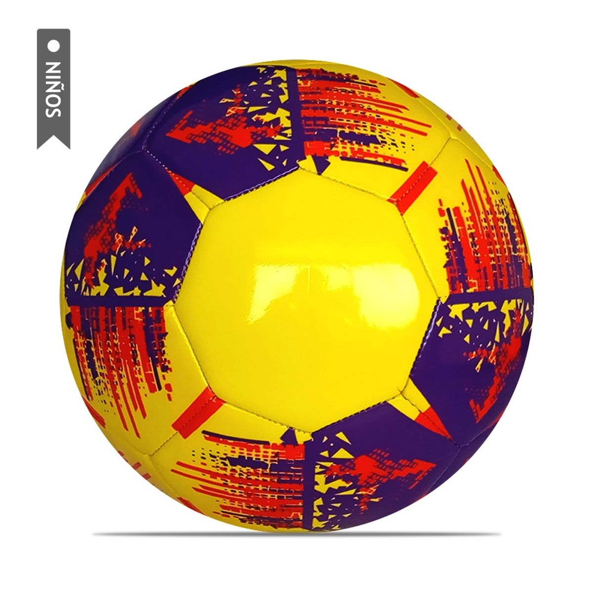 GOLTY - Balón Fútbol Golty Fundamentación Gambeta Niños No3-Amarillo