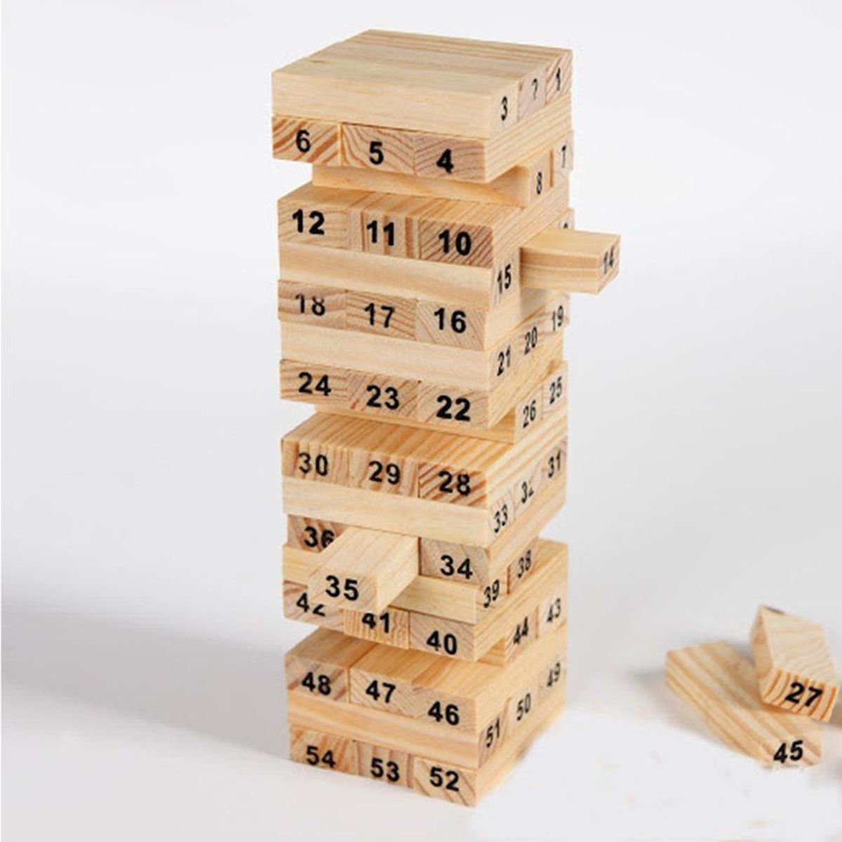 DHOAL - Juego jenga de madera, classic, ojo jenga gigante