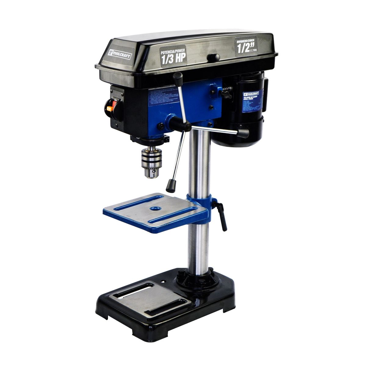 TOOLCRAFT - Taladro De Árbol De 8" 1/3 Hp Toolcraft Con Mandril De 5/8"