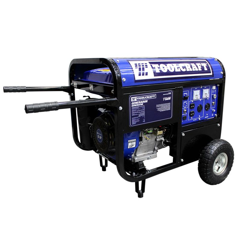 TOOLCRAFT - Generador Eléctrico 7.500 W Toolcraft 25 Litros Con Switch