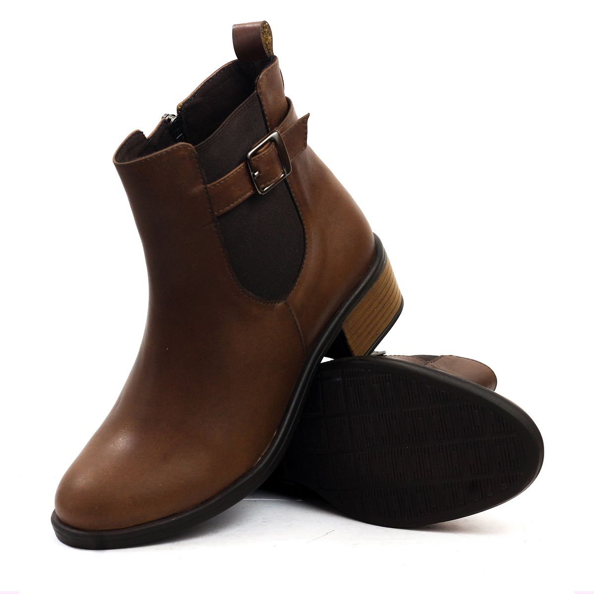 VILLABONR - Botín Cuero VillabonR VSH-5330 Café