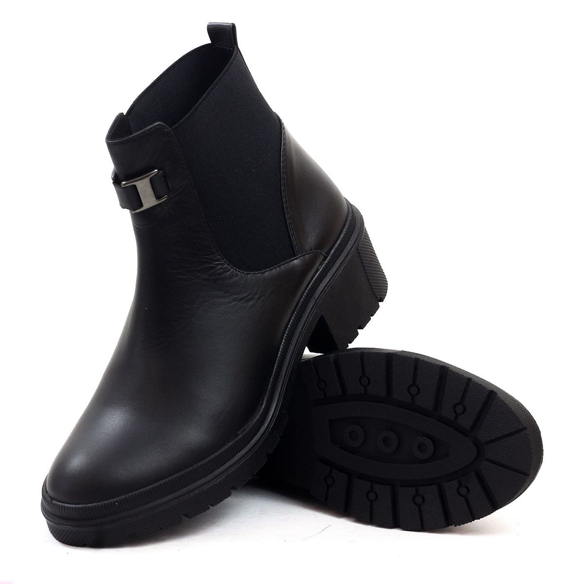 VILLABONR - Botín Cuero VillabonR VSH-5331 Negro