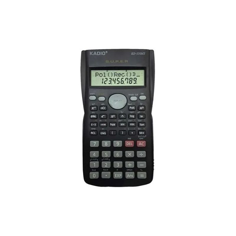 KADIO - Calculadora científica kadio kd-350ms 240 funciones