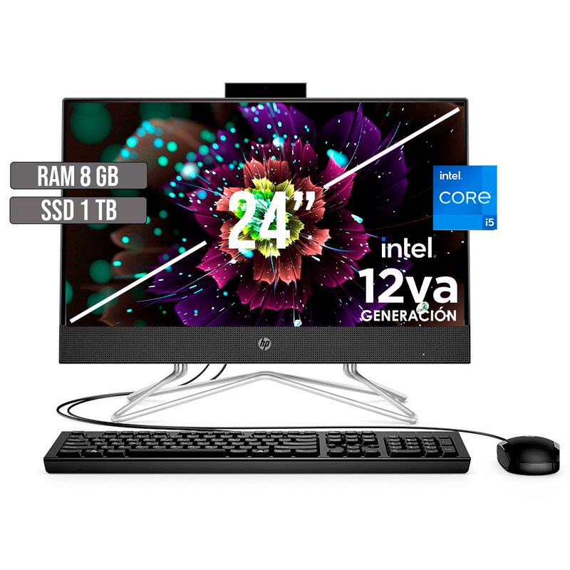 HP - TODO EN UNO HP INTEL CORE I5-1235U SSD 1TB RAM 8GB LED 24 FHD