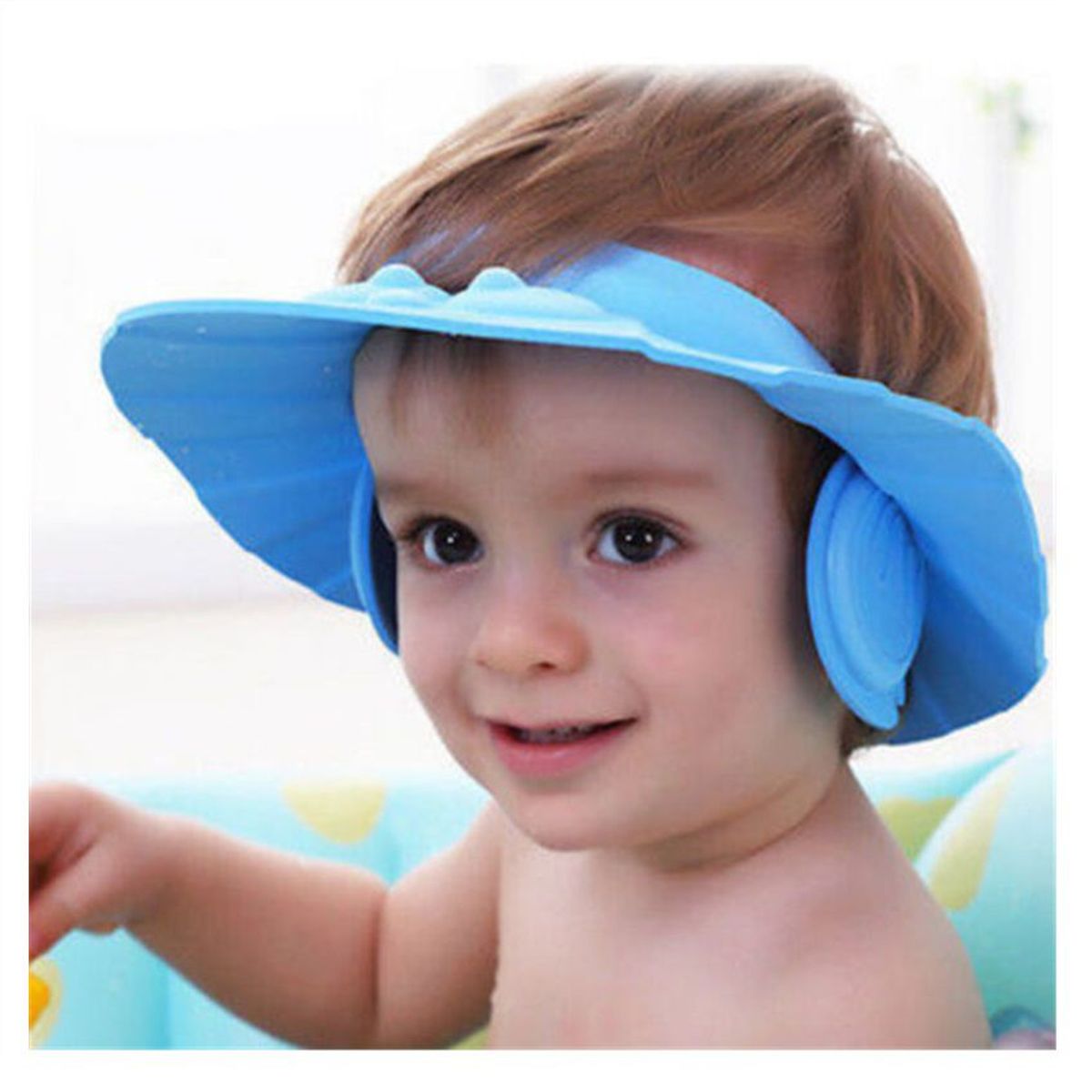 GENERICO - Gorro visera de baño para la ducha del bebe