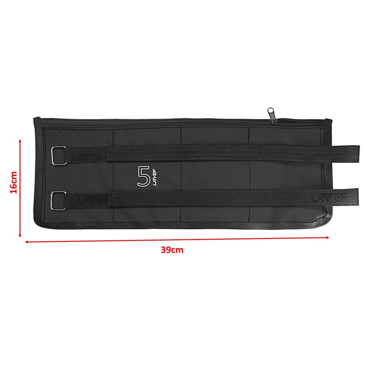 LAVEF - Pesas Tobilleras Graduables Kit 5k10lbs el par NEGRO