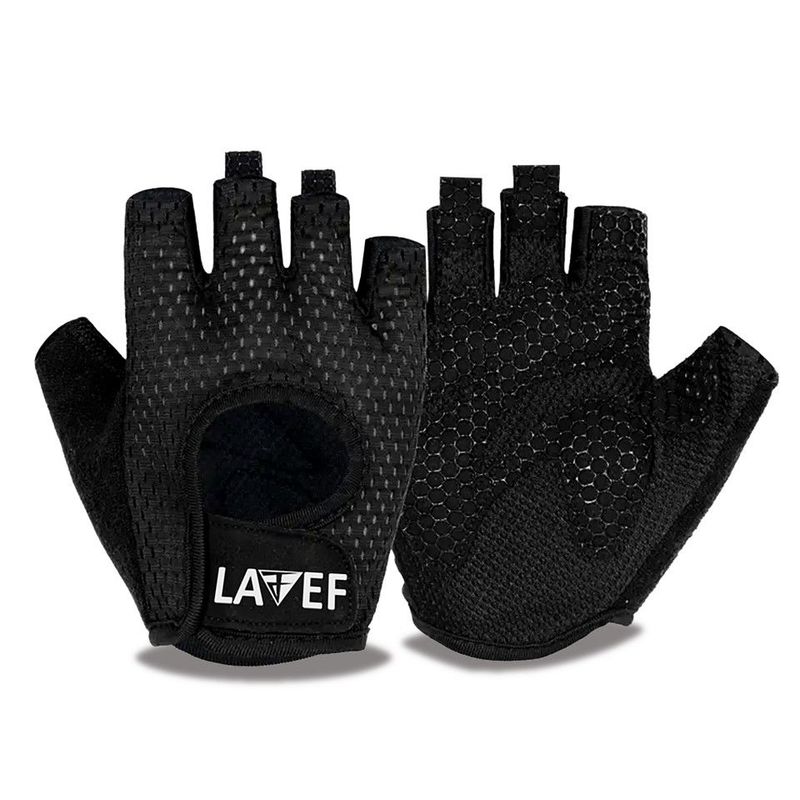 LAVEF - Guantes Ciclismo Deportes Gym Originales Con Gel Dedo Corto