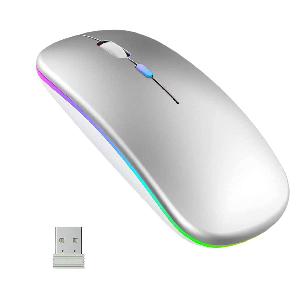 GENERICO - Mouse Inalambrico Recargable Gamer Barato Mausen Ergonomico