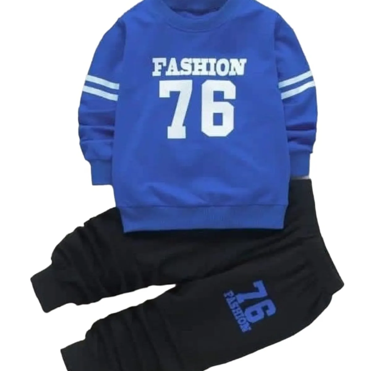URBAN PLUS - CONJUNTO NIÑO BUZO Y PANTALON 76 AZUL REY HUBBLE