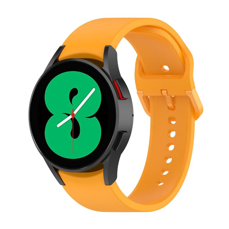 GENERICO - Correa De Silicona Para Samsung Watch 4 5 Pro Classic - Amarillo