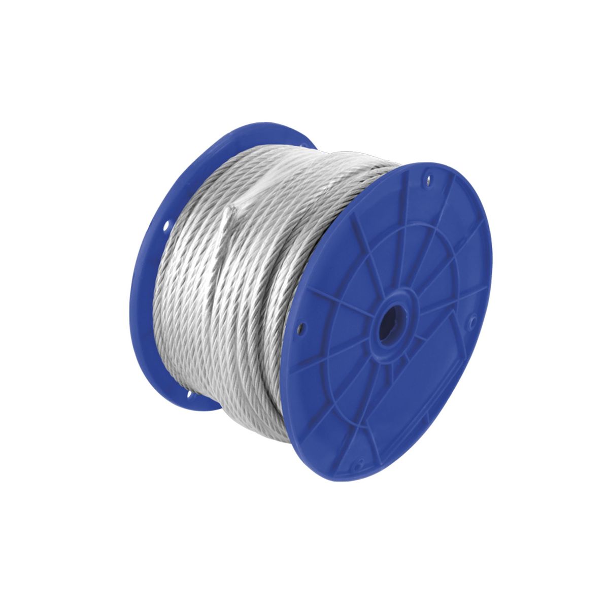 TOOLCRAFT - Cable De Acero 150 M Toolcraft Con Guardacabo Carga 417 Kg