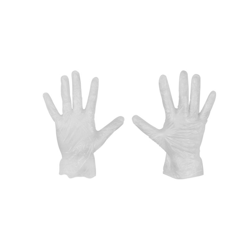 WOLFOX - Caja De 25 Guantes Desechables De Látex Wolfox Con Talco