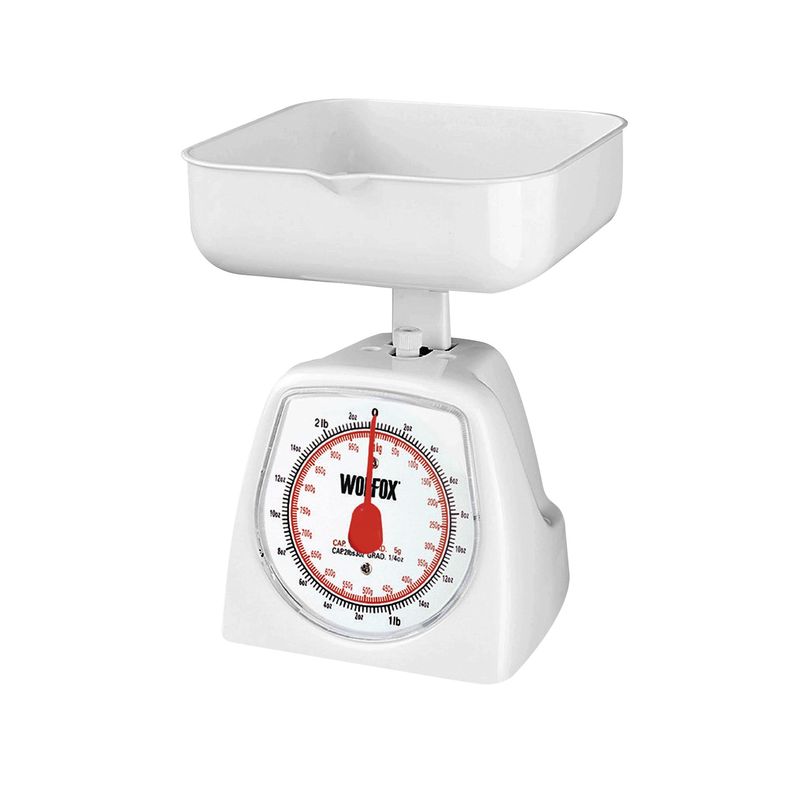 WOLFOX - Báscula Gramera Mecánica 1 Kg Wolfox Con Charola Desmontable