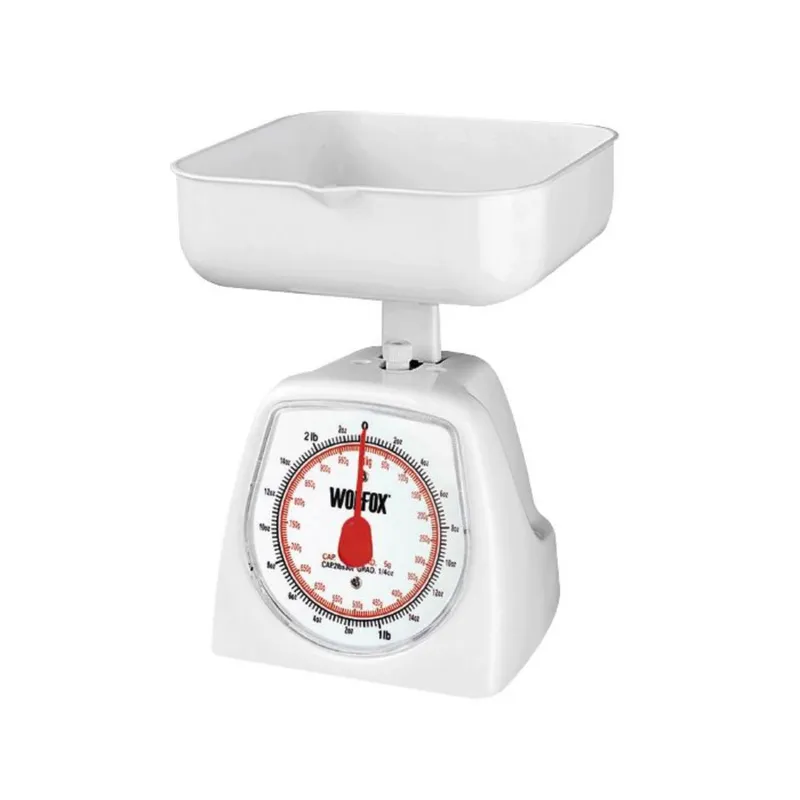 WOLFOX - Báscula Gramera Mecánica 3 Kg Wolfox Con Charola Desmontable