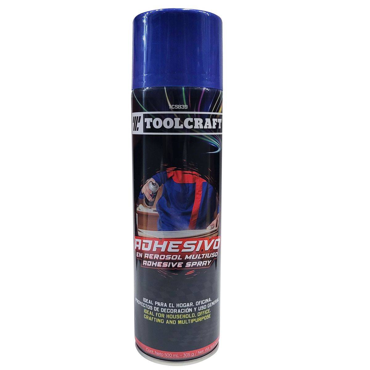 TOOLCRAFT - Adhesivo Pegante En Aerosol Toolcraft 500 Ml Multiusos