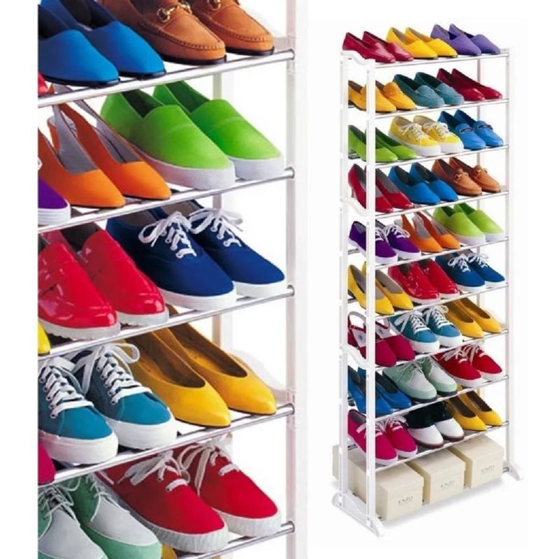 GENERICO - Organizador zapatero 30 pares 10 niveles
