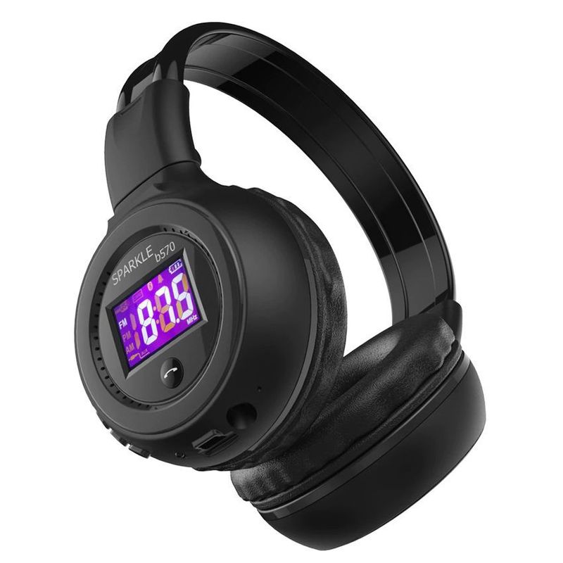 NIA - Audífonos balaca recargable bluetooth n65 pantalla digital