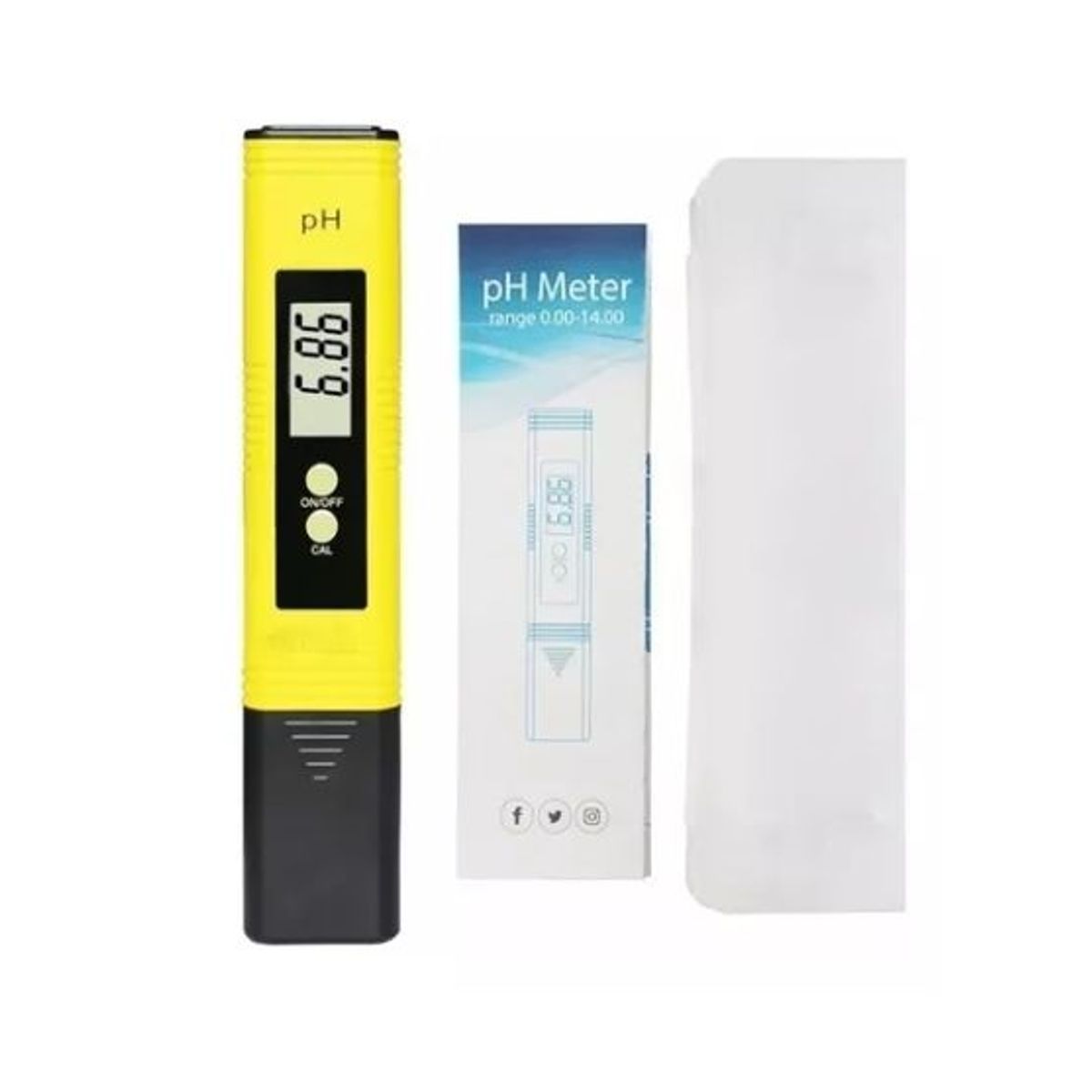 GENERICO - Medidor Digital De Ph Con Atc Ph Metro - Buffer Baterías Lcd