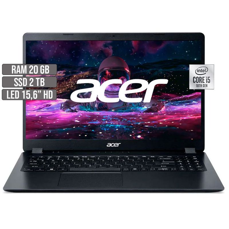 ACER - PORTATIL ACER ASPIRE 3 INTEL CORE i5-1035G1 SSD 2TB RAM 20GB LED 15,6 HD