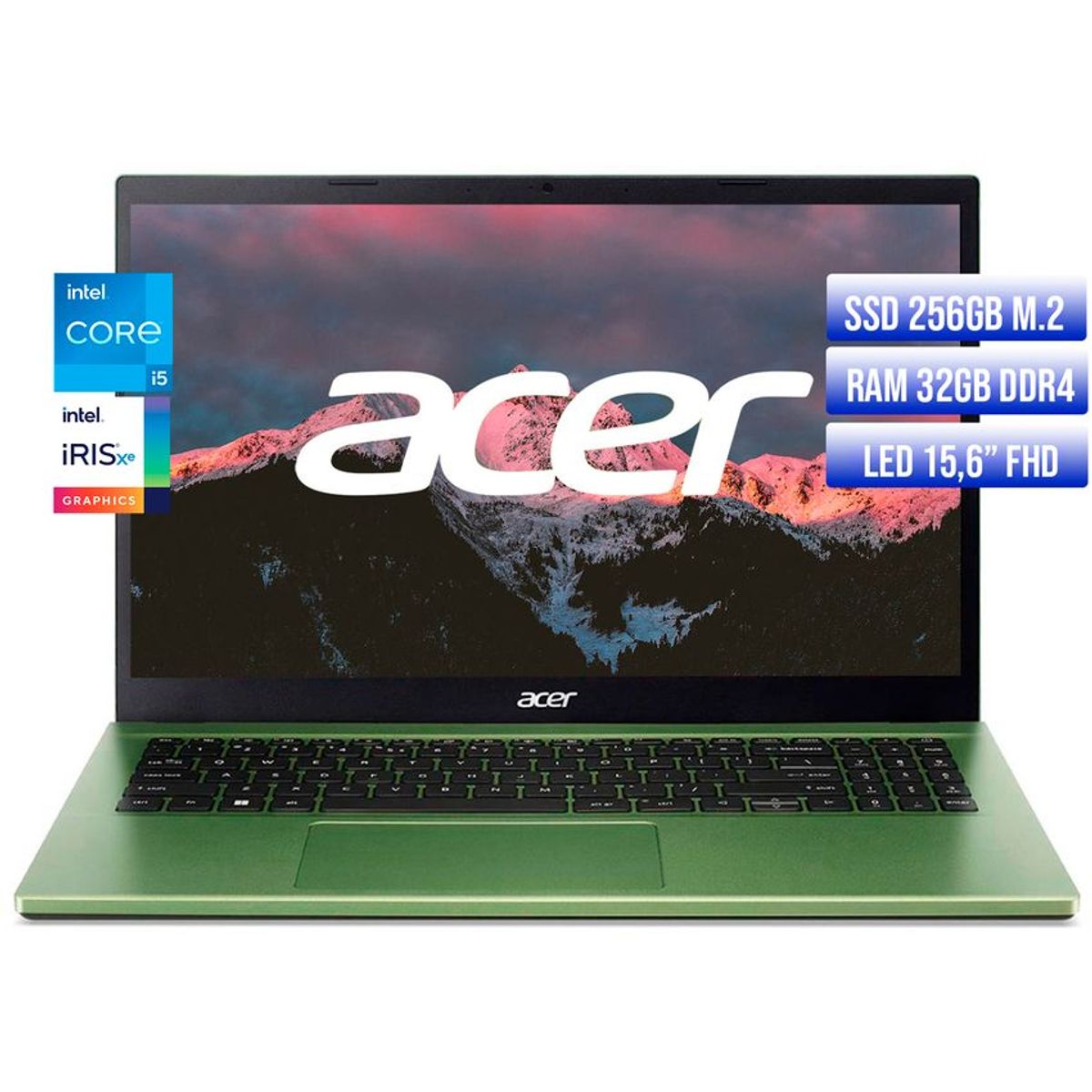 ACER - PORTATIL ACER ASPIRE INTEL CORE I5-1235U SSD 256GB RAM 32GB LED 15,6 FHD
