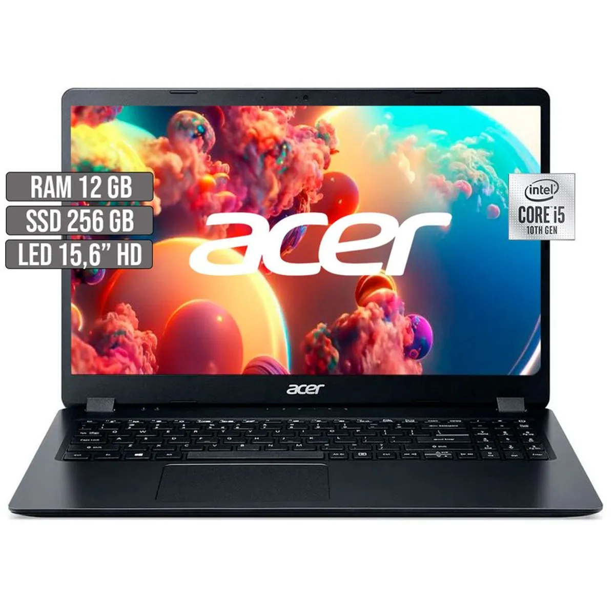 ACER - PORTATIL ACER ASPIRE 3 INTEL CORE i5-1035G1 SSD 256GB RAM 12GB LED 15,6 HD