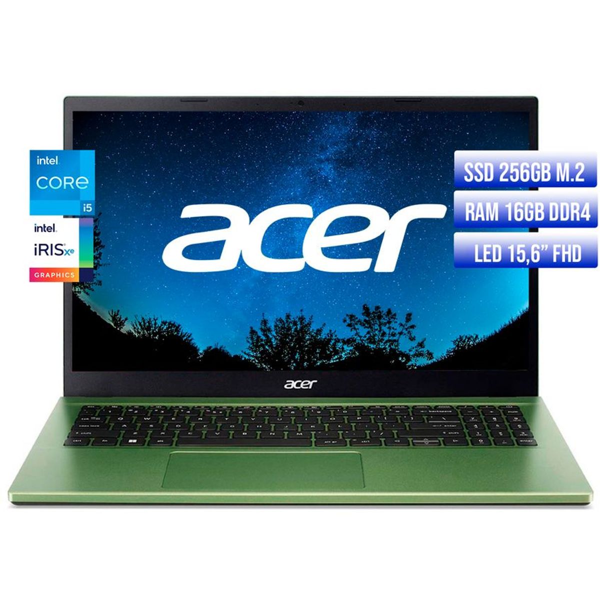 ACER - PORTATIL ACER ASPIRE INTEL CORE I5-1235U SSD 256GB RAM 16GB LED 15,6 FHD