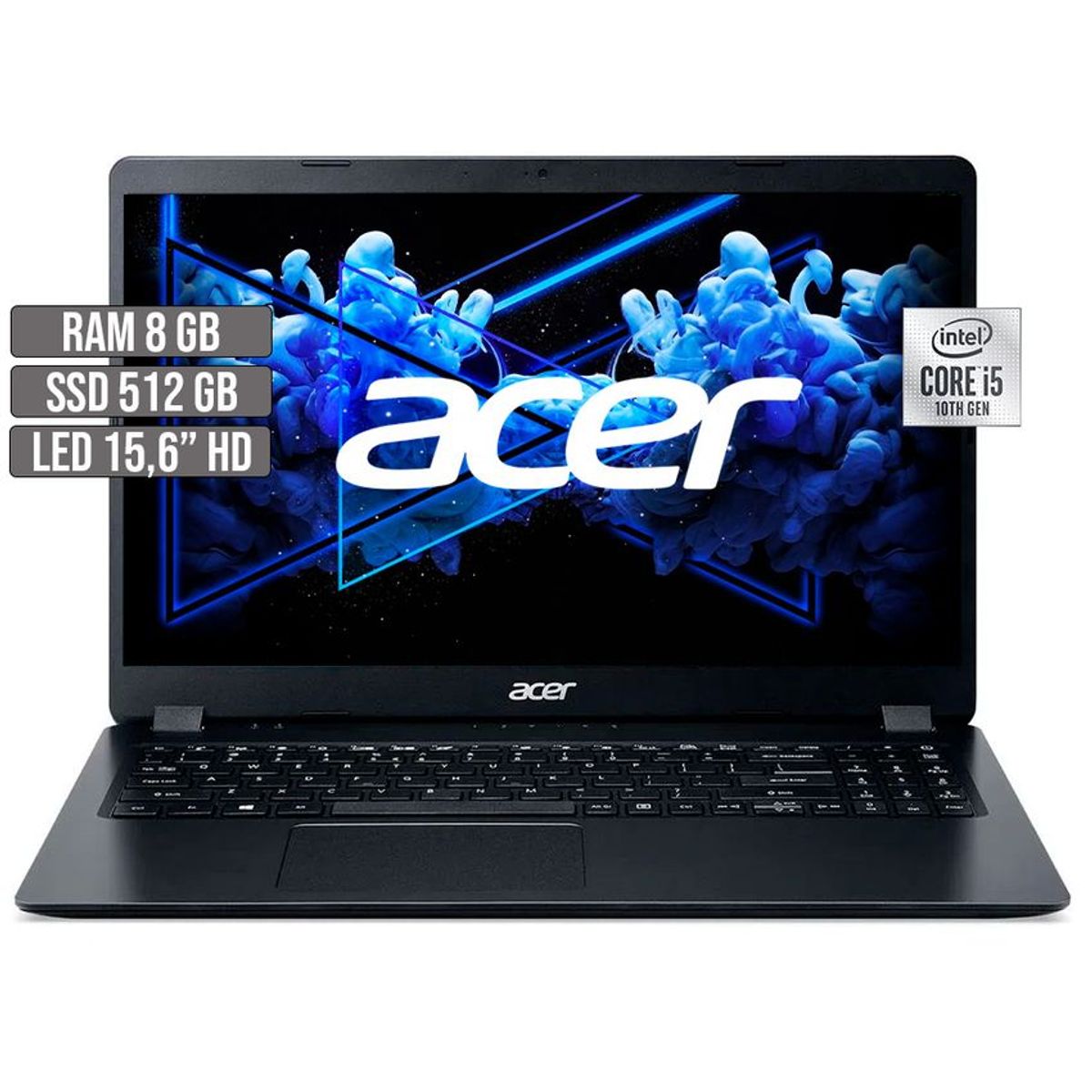 ACER - PORTATIL ACER ASPIRE 3 INTEL CORE i5-1035G1 SSD 512GB RAM 8GB LED 15,6" HD