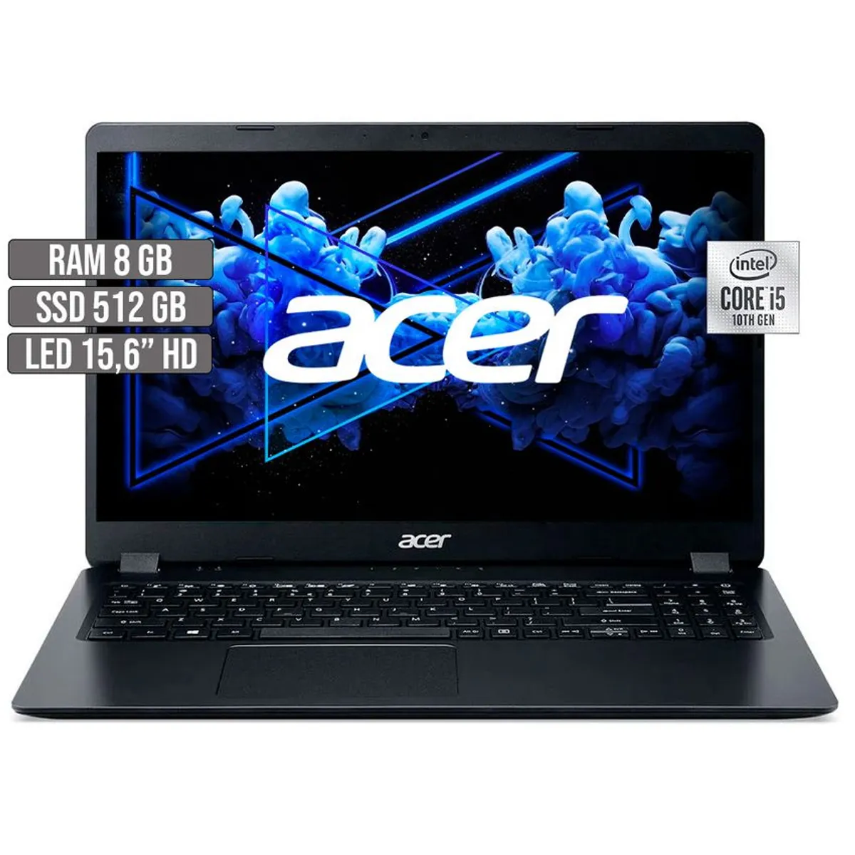 ACER - PORTATIL ACER ASPIRE 3 INTEL CORE i5-1035G1 SSD 512GB RAM 8GB LED 15,6" HD