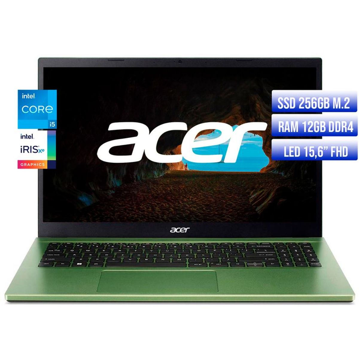 ACER - PORTATIL ACER ASPIRE INTEL CORE I5-1235U SSD 256GB RAM 12GB LED 15,6 FHD