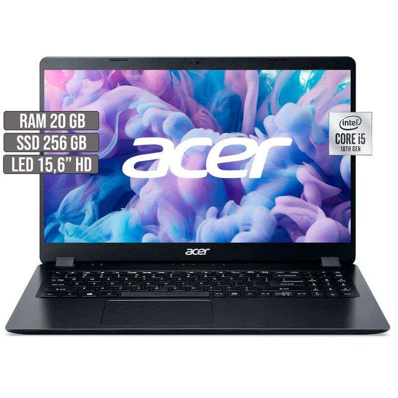 ACER - PORTATIL ACER ASPIRE 3 INTEL CORE i5-1035G1 SSD 256GB RAM 20GB LED 15,6 HD