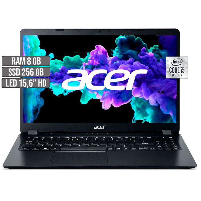 ACER - PORTATIL ACER ASPIRE 3 INTEL CORE i5-1035G1 SSD 256GB RAM 8GB LED 15,6" HD