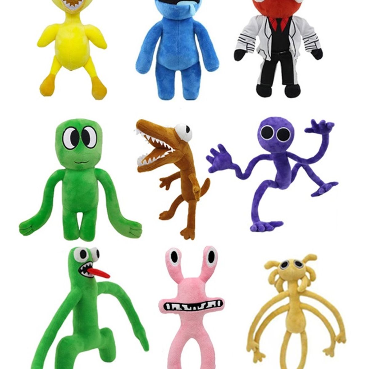 GENERICO - rainbow friends amigos arcoiris niños muñecos 9 Peluches