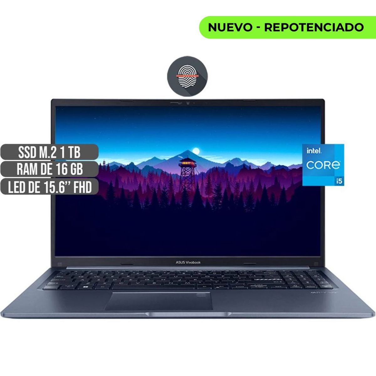 ASUS - Portátil Asus Intel Core i5 1240P 16GB RAM 1TB SSD 156 FHD X1502ZA-BQ242W