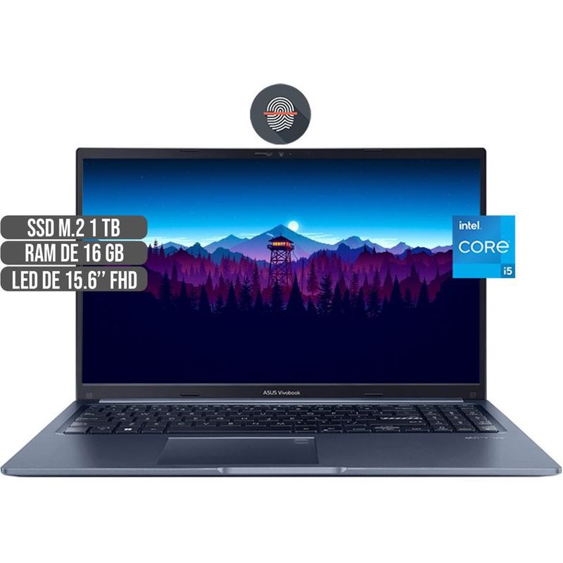 ASUS - Portátil Asus Intel Core i5 1240P 16GB RAM 1TB SSD 15.6" FHD X1502ZA-BQ242W