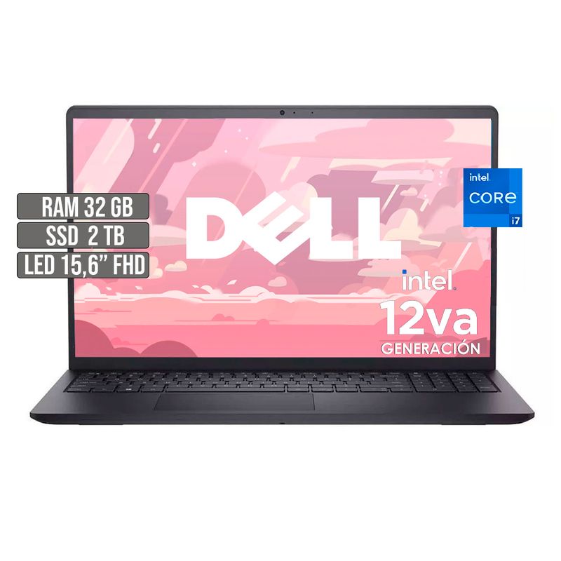 DELL - PORTATIL DELL INSPIRON INTEL CORE I7-1255U SSD 2TB RAM 32GB 15,6 FHD